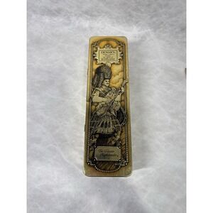 Vintage Dewars White Label Highlander Metal Whisky Tin Scotland 14 Inch Box